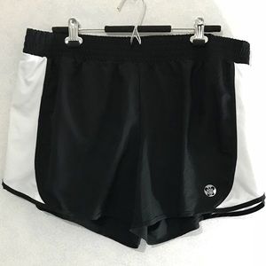 Black & White mesh striped shorts NWOT